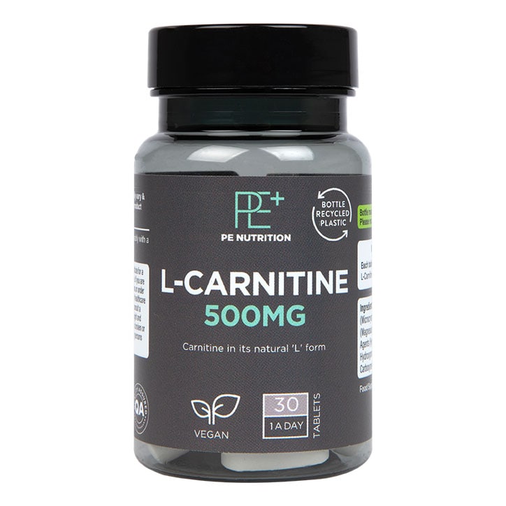 PE Nutrition L-Carnitine 30 Tablets 500mg